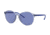 Ray-Ban RB4371F Sunglasses 126676-55 - Trasparent Light Blue Frame, Violet Lenses