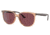 Ray-Ban RB4378 Sunglasses - Women's, Transparent Brown Frame, Purple, Polarized, 54, RB4378-66025Q-54