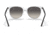 Ray-Ban RB4378 Sunglasses, Transparent Frame, Grey Gradient Lens, 54, RB4378-647711-54