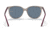 Ray-Ban RB4378 Sunglasses, Transparent Grey Frame, Dark Blue Lens, Polarized, 54, RB4378-65722V-54