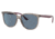 Ray-Ban RB4378 Sunglasses - Women's, Transparent Grey Frame, Dark Blue Lens, Polarized, 54, RB4378-65722V-54