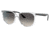 Ray-Ban RB4378F Sunglasses - Women's, Transparent Frame, Grey Gradient Lens, Asian Fit, 54, RB4378F-647711-54