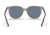 Ray-Ban RB4378F Sunglasses, Transparent Grey Frame, Dark Blue Lens, Polarized, Asian Fit, 54, RB4378F-65722V-54