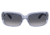Ray-Ban RB4389 Sunglasses - Womens, Transparent Light Violet Frame, Blue Gradient Polarized Lens, 55, RB4389-664578-55