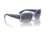 Ray-Ban RB4389 Sunglasses - Womens, Transparent Light Violet Frame, Blue Gradient Polarized Lens, 55, RB4389-664578-55
