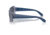 Ray-Ban RB4389 Sunglasses - Women's, Transparent Light Violet Frame, Blue Gradient Polarized Lens, 55, RB4389-664578-55