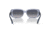 Ray-Ban RB4389 Sunglasses - Womens, Transparent Light Violet Frame, Blue Gradient Polarized Lens, 55, RB4389-664578-55
