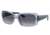 Ray-Ban RB4389 Sunglasses - Womens, Transparent Light Violet Frame, Blue Gradient Polarized Lens, 55, RB4389-664578-55