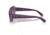 Ray-Ban RB4389 Sunglasses - Womens, Transparent Violet Frame, Grey Gradient Polarized Lens, 55, RB4389-6443M3-55