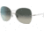 Ray-Ban RB8066 Sunglasses, White On Silver, 58, RB8066-003-11-58