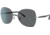 Ray-Ban RB8066 Sunglasses, Black On Silver, 58, RB8066-003-81-58