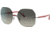 Ray-Ban RB8067 Sunglasses, Red On Gun Metal, 57, RB8067-004-11-57