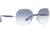 Ray-Ban RB8067 Sunglasses, Blue On Silver, 57, RB8067-003-19-57