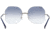 Ray-Ban RB8067 Sunglasses, Blue On Silver, 57, RB8067-003-19-57