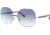 Ray-Ban RB8067 Sunglasses, Blue On Silver, 57, RB8067-003-19-57