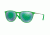 Ray-Ban RJ9060S Sunglasses 70073R-50 - Green Fluo Trasp Rubber Frame, Light Green Mirror Green Lenses