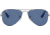 Ray-Ban RJ9506S Aviator Sunglasses - Kid's, Silver, Dark Blue, 50, RJ9506S-212-80-50
