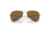 Ray-Ban RJ9506S Junior Aviator Sunglasses - Kids, Arista Frame, Gradient Brown Polarized Lens, 50, RJ9506S-223-T5-50