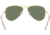 Ray-Ban RJ9506S Junior Aviator Sunglasses - Kids, Gold Green, 223/71-5013