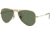 Ray-Ban RJ9506S Junior Aviator Sunglasses - Kids, Gold Green, 223/71-5013