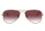 Ray-Ban RJ9506S Junior Aviator Sunglasses - Kids, Rose Gold Frame, Clear Gradient Dark Violet Lens, 50, RJ9506S-291-8H-50