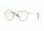 Ray-Ban ROUND METAL RX3447V Eyeglass Frames 2991-50 - Gold On Top Black Frame