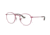 Ray-Ban ROUND METAL RX3447V Eyeglass Frames 3072-50 - Sand Trasparent Red