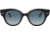 Ray-Ban Roundabout RB2192 Sunglasses, Black On Transparent, 47, RB2192-12943M-47