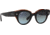 Ray-Ban Roundabout RB2192 Sunglasses, Black On Transparent Brown, 47, RB2192-132241-47