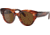Ray-Ban Roundabout RB2192F Sunglasses, Striped Havana, Polar Brown, 47, RB2192F-954-57-47