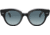 Ray-Ban Roundabout RB2192F Sunglasses, Black On Transparent, 47, RB2192F-12943M-47
