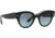 Ray-Ban Roundabout RB2192F Sunglasses, Black On Transparent, 47, RB2192F-12943M-47