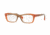 Ray-Ban RX5255 Progressive Prescription Eyeglasses 5487-51 - Gradient Brown On Orange Frame