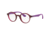 Ray-Ban RY1561 Eyeglass Frames 3782-41 - Matte Transparent Fuxia