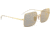 Ray-Ban Square RB1971 Sunglasses - Women's, Arista, Photo Dark Grey Mirror Gold, 54, RB1971-001-B3-54