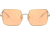 Ray-Ban Square 1971 Sunglasses - Womens 001/B4-54 - , Photo orange mirror gold Lenses