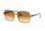 Ray-Ban SQUARE II RB1973 Progressive Prescription Sunglasses, 53mm, RB1973-128151-53-PRO