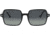 Ray-Ban SQUARE II RB1973 Sunglasses 13183A-53 - , Light Grey Gradient Blue Lenses