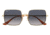 Ray-Ban SQUARE RB1971 Sunglasses 914778-54 - , Blue Gradient Blue Polar Lenses