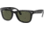 Ray-Ban Wayfarer Folding Sunglasses RB4105 601-58-5022 - Black Frame, Crystal Green Polar 50 mm Lenses