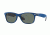 Ray-Ban New Wayfarer Prescription Sunglasses RB2132 RB2132-6239-52 - Lens Diameter 52 mm, Frame Color Black/top Blue Alcantara