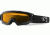 Revision Snowhawk Basic Goggle System w/ Vermillion High-Contrast Lens, Black Frame, 4-0100-0012