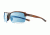 Revo Crux C Single Vision Prescription Sunglasses, Brown Woodgrain Frame, Polarized, RE 1021 02 BLSV