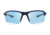 Revo Crux C Single Vision Prescription Sunglasses, Matte Navy Crystal Frame, Polarized, RE 1021 05 BLSV