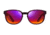 Revo Kash Single Vision Prescription Sunglasses, Violet Sunset/Magent Frame, Polarized, RE 1028 06 SPSV