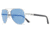 Revo Raconteur Single Vision Prescription Sunglasses, Chrome Frame, Polarized, RE 1011 03 BLSV