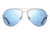 Revo Spark Single Vision Prescription Sunglasses, Chrome Frame, Polarized, RE 1081 03 BLSV