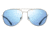 Revo Tarquin Single Vision Prescription Sunglasses, Chrome Frame, Polarized, RE 1083 03 BLSV