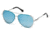 Roberto Cavalli RC1029 Sunglasses - Shiny Palladium Frame Color, Gradient Smoke Lens Color