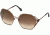 Roberto Cavalli RC1056 Sunglasses - Shiny Light Bronze Frame Color, Brown Mirror Lens Color